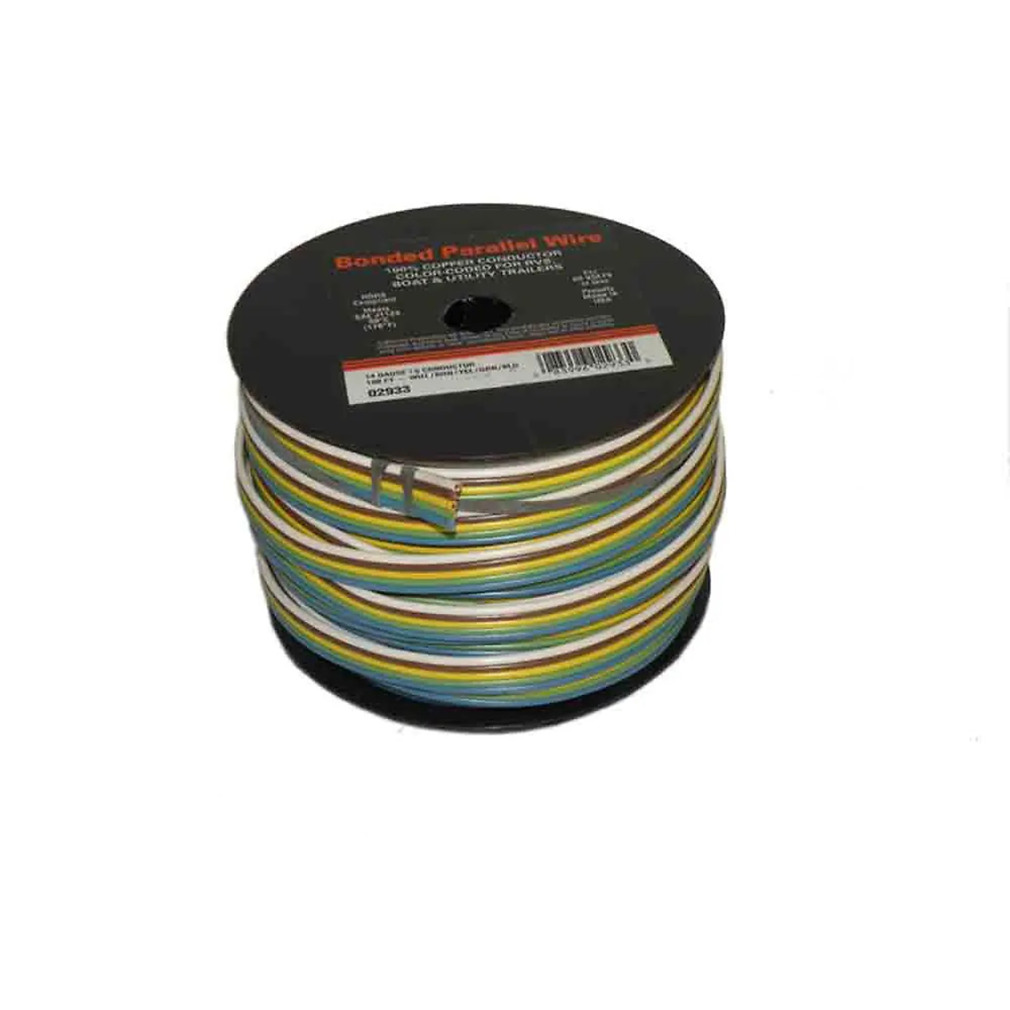 EastPenn 5-Color Parallel Wire — 100ft., Brown/Green/White/Yellow/Blue, Model# 02933